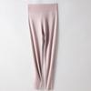 Women's Plus Size High Waist Polar Fleece Seamless Long Johns Inner Wear Winter Fleece Lined Thickened Thermal Pants Cotton Blend Base Layer Leggings