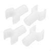 4x Guides de rail de siège de fauteuil roulant de remplacement Pièces de réparation Composants universels