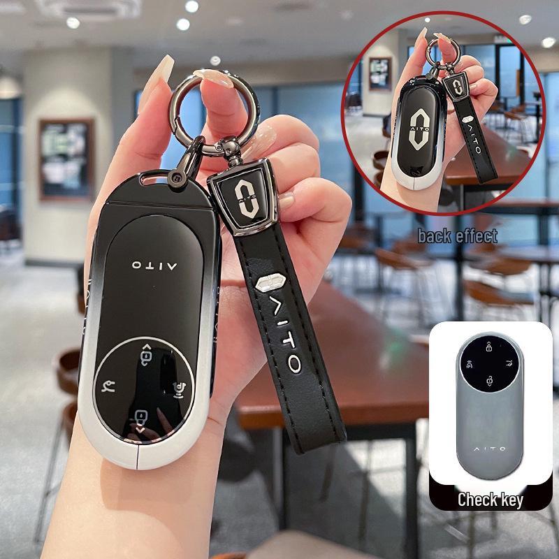 AITO M9 Key Case: Metal Buckle for AITO Huawei M9 Electric Extended Range