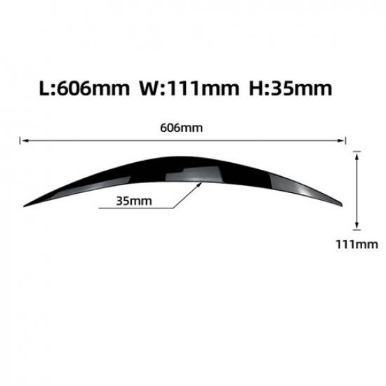 For Hyundai I30N MK3 Hatchback 2017- 2018 Front Headlight Eyebrows Lamp Trim