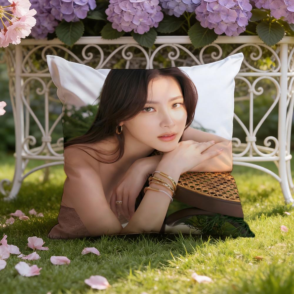 

Baifern Pimchanok actress Cushion Cover Home & Car Dual-Scene Pillow Cover: Reversible for Premium Comfort 30cmx30cm