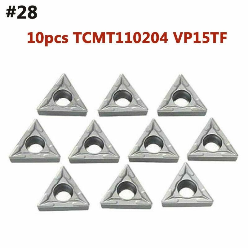 Versatile CNC Carbide Inserts Blade Cutter Lathe Turning Tool Kit 10pcs