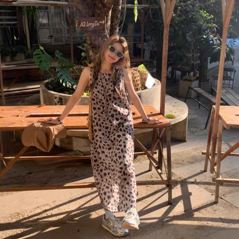 Women's Sleeveless Loose Dress Summer Design Sense of Niche Holiday Dress