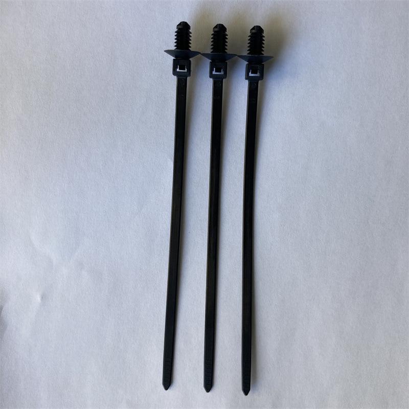 5x220mm Automotive Screw Head Zip Tie, 500 pcs/bag, Pack of 21