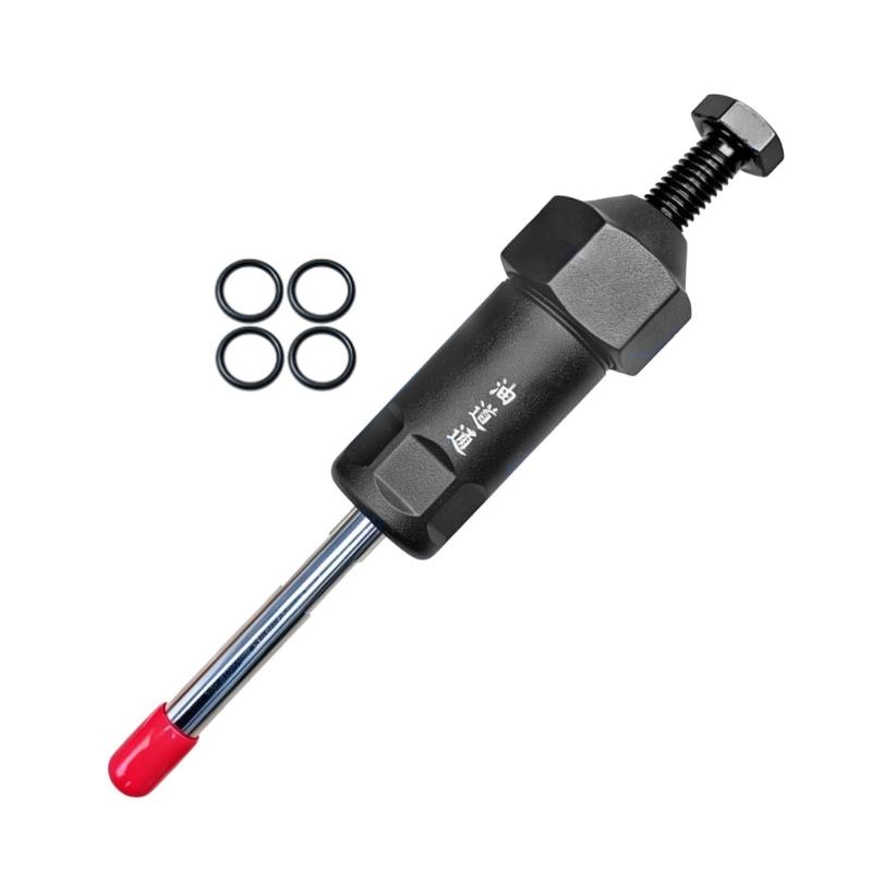 Metal Lubrication Fitting Service Tool with Thread End for Equipment Care, Manual Passage Cleaner for Garage Use