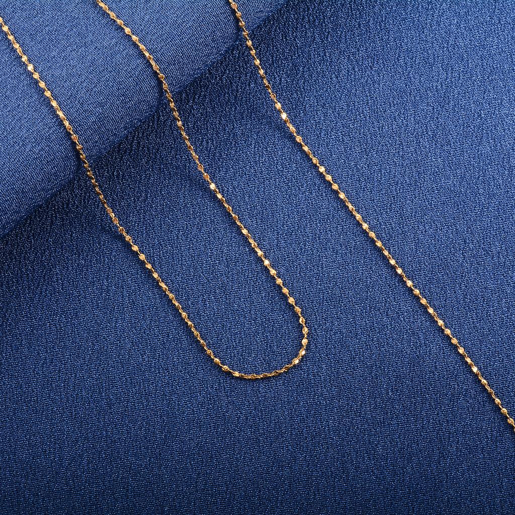 Jemný dámský náhrdelník Třpytivý kabelový řetízek Nerezová ocel Šperky Doplňky na krk Pro dámy Choker DIY Dárek