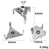 Universal Adjustable Oil Filter Wrench From 2-1/2 Inch to 4.5 Inch Oil Filter Wrench Tool Set With 3 Jaw Uninstall Removal Key