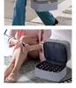 Portable Double-Layer Nail Polish Storage Handbag - Holds 30 Bottles