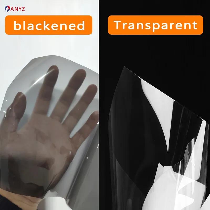 For Mazda 3 2008-2012 Car Headlight Protective Film Headlamp Restoration Transparent Black TPU Sticker Accessories