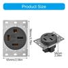 Powerful ED1560DF 60Amp NEMA 15-60R Outlet Industrial Socket Gold Plated Connectors Commercial Receptacle