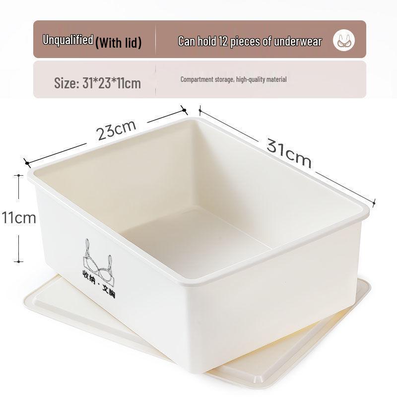 

FX 3023 Home Storage Box for Bras, Underwear, and Socks - Drawer Organizer