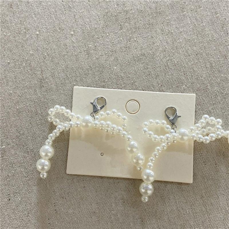 Elegant Bowknot Shoe Charm for Women Bag Pendant Shoes Decoration Fashionable and Stylish Shoe Accessory