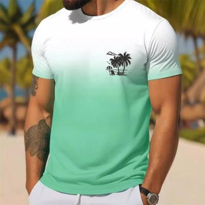 Men's T-shirt Summer  3D Printe Urban Street Style Men's Running Loose T-shirt