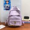 Schoolbag pain bag backpack female junior high school girl large capacity cute girl high value backpack primary school student light schoolbag female