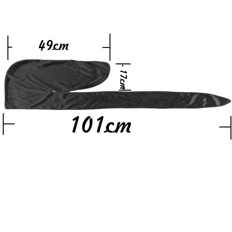 Silk-Style Elastic Knitted Long Tail Headscarf Turban