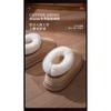 **Autumn Winter Cotton Slippers Women Indoor Home Plush Warm Couple Outdoor Wear Thick Sole Wear-Resistant Fuzzy Slippers Men**