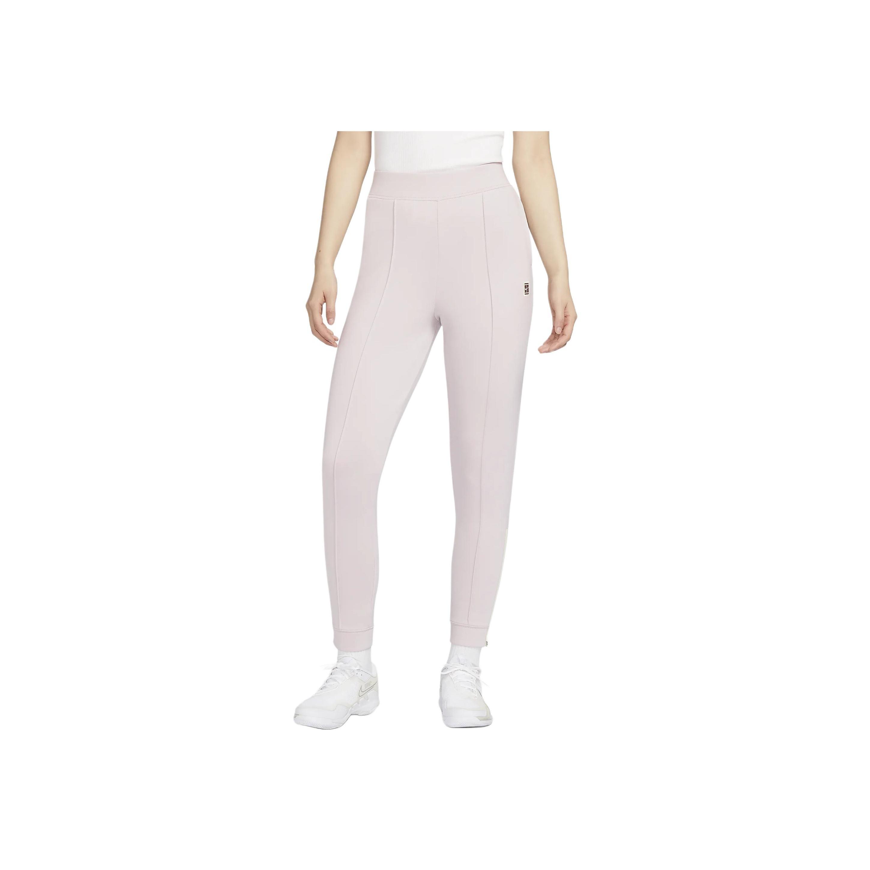 

Nike Court Dri-FIT Stretch Moisture-Wicking Knit Tennis Bottoms Women Bottoms Platinum-Purple Light-Vortex DA4723-019 L