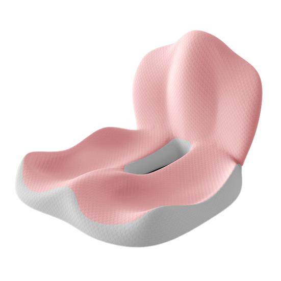 Sittepute med Ergonomisk Design Ryggstøtte Sklisikker Memoryskum Lett Bærbar Smertelindrende Sittepute