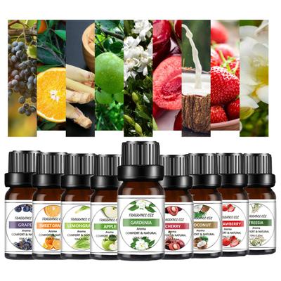 10ml Aromatic Essence Oil Dropper Design Long Lasting Fragrance Water-soluble Aroma Oil Fresh Air Plant Extract Rose Lavender Essential Oil
