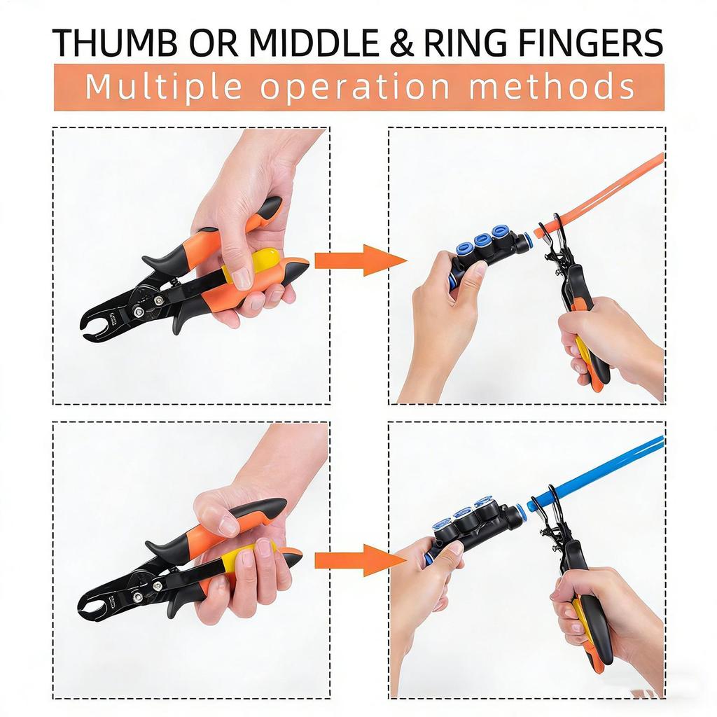 Pneumatic Disconnect Tool Carbon Steel Pliers Set Push To Connect Pneumatic Fittings Removal Tool Quick Disconnect Air Hose