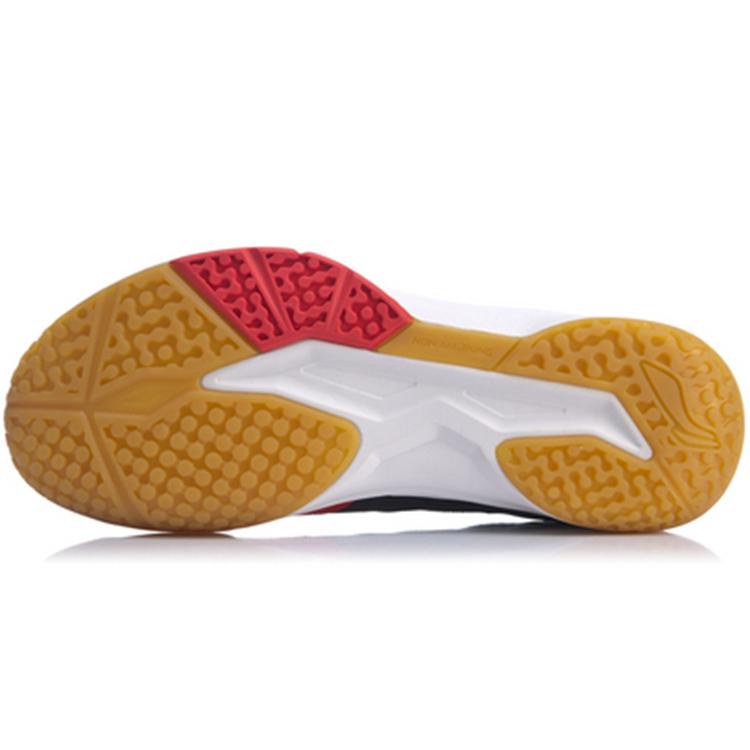 Li Ning Non Slip Lightweight Low Top Badminton Shoes Unisex Red AYTP005-2