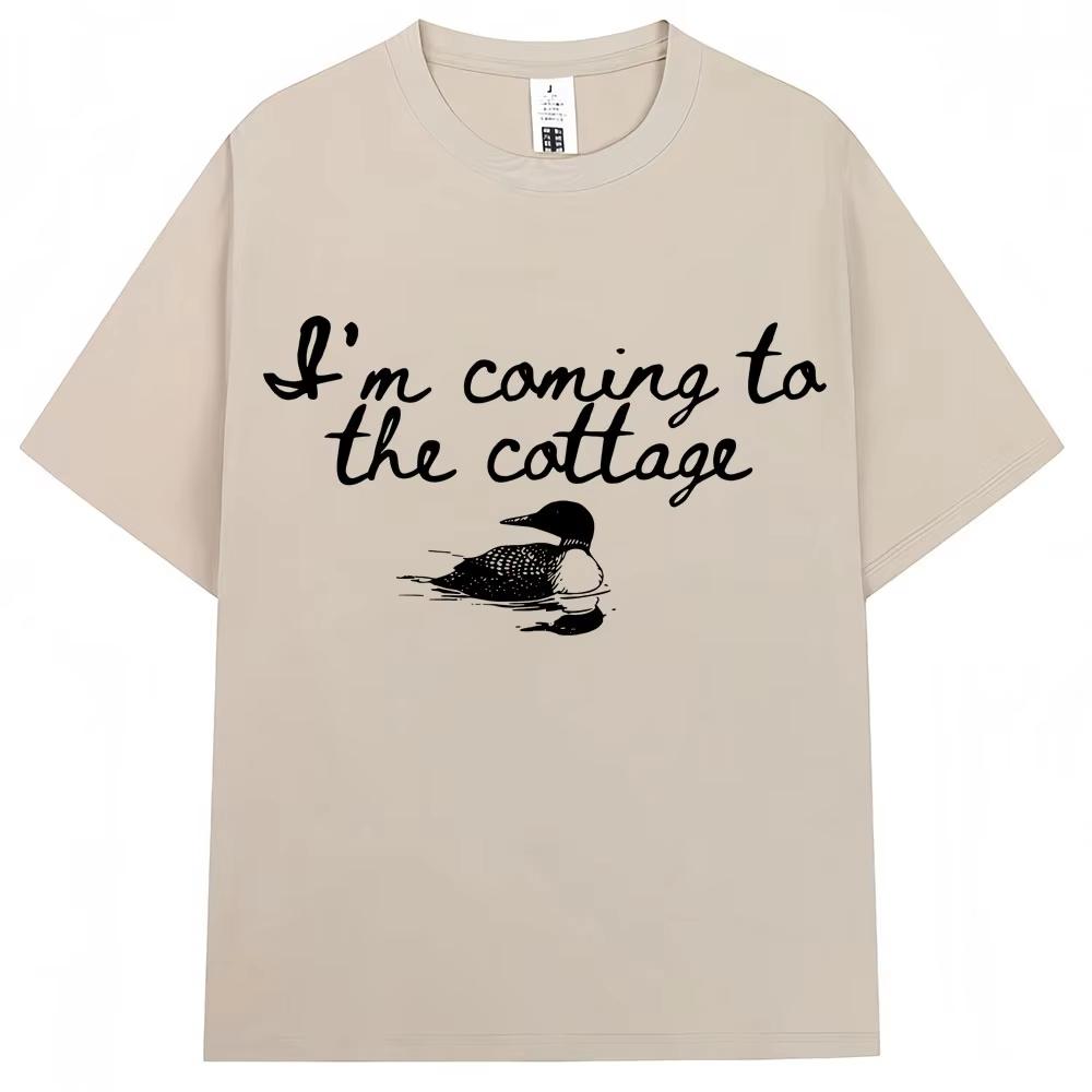 Heated Rivalry Funny Meme Graphic T Shirts Im Coming The Cottage Hollanov Unisex Women Humor Fashion Tshirt Oversized Cotton Tees