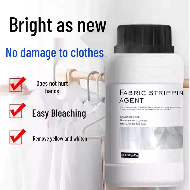 Smacchiatore Bianco Candeggina: Polvere Ripara Colore e Sbiancante per Vestiti Ingialliti