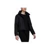 Adidas Bsc Insulated Jacket Logo Stand Collar Solid Color Zipper Short Sleeve Jacket Women Jacket Black HG8757