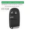 Keychain Protection For Jeep Cherokee Limited Grand Compass Dodge Journey Hellcat Chrysler 300C II Silicone Key Cover Fob Holder