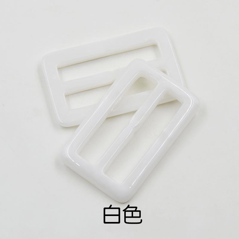 

Ремень из смолы Кнопка Мужская и женская одежда Пальто Тренч Рюкзак Ремень Регулировка Кнопка День Пряжка Аксессуары White * inner diameter 3.5cm