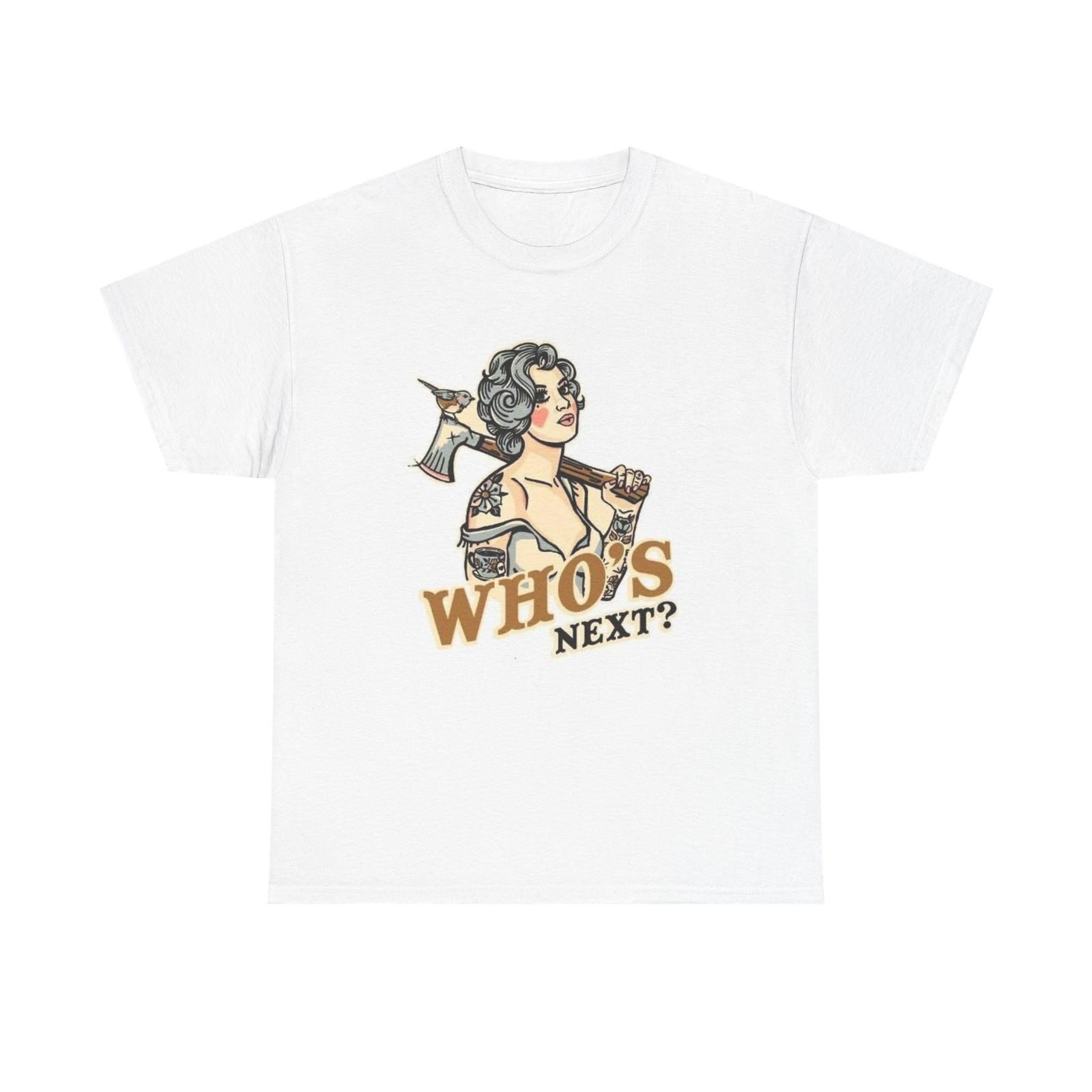 

Who s Next Graphic T Shirt Mens Womens Tees Top Women s BRAND NEW Cotton Tee L