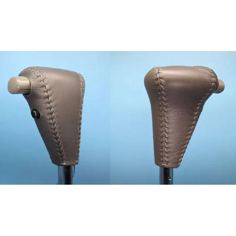 New Real Leather Gear Shift Knob Cover For Toyota Land Cruiser LC80 LC100 2001 2002 2003 2004 2005 2006 Gear Ball Protector