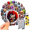 Halloween Sticker Set Waterproof Stickers Skull Devil 50 Pcs.