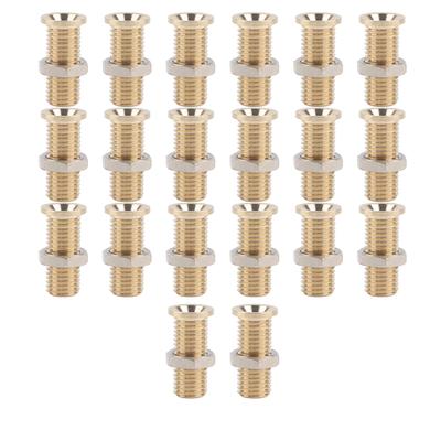 20Set 21.140 4mm Panel Banana Socket Copper Female Gold Plated Banana Jack with M6 Hex Nut for