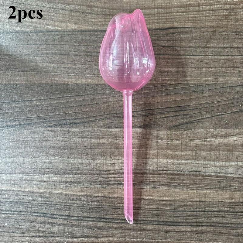 

Tulip Watering Globes Plants Automatic Self-Watering System Plastic Decorative Gardening Accessories Perfect for Indoor Outdoor