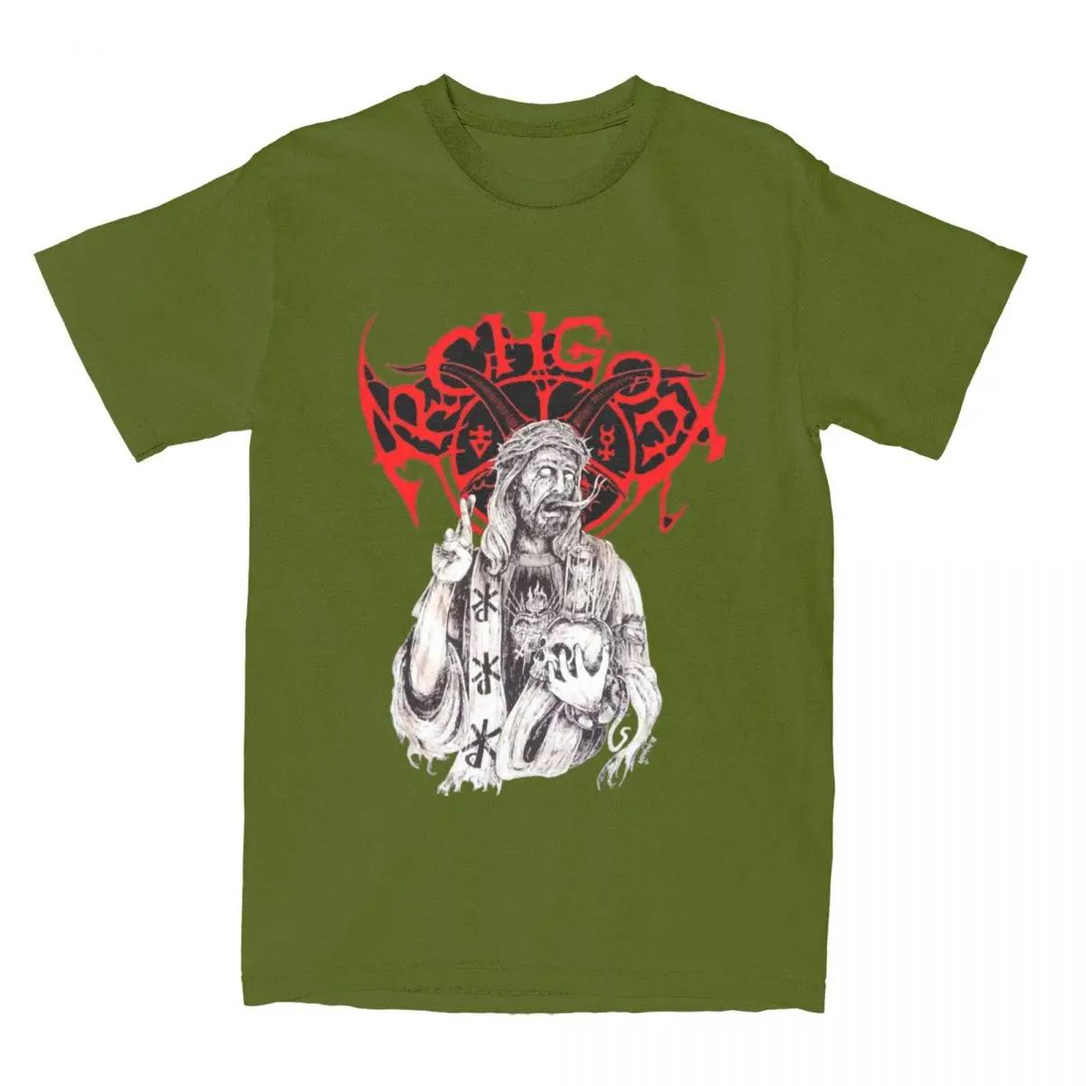 Archgoat Band Мужская женская футболка, одежда, потрясающая футболка, футболки, чистый хлопок, одежда больших размеров S армия зеленый