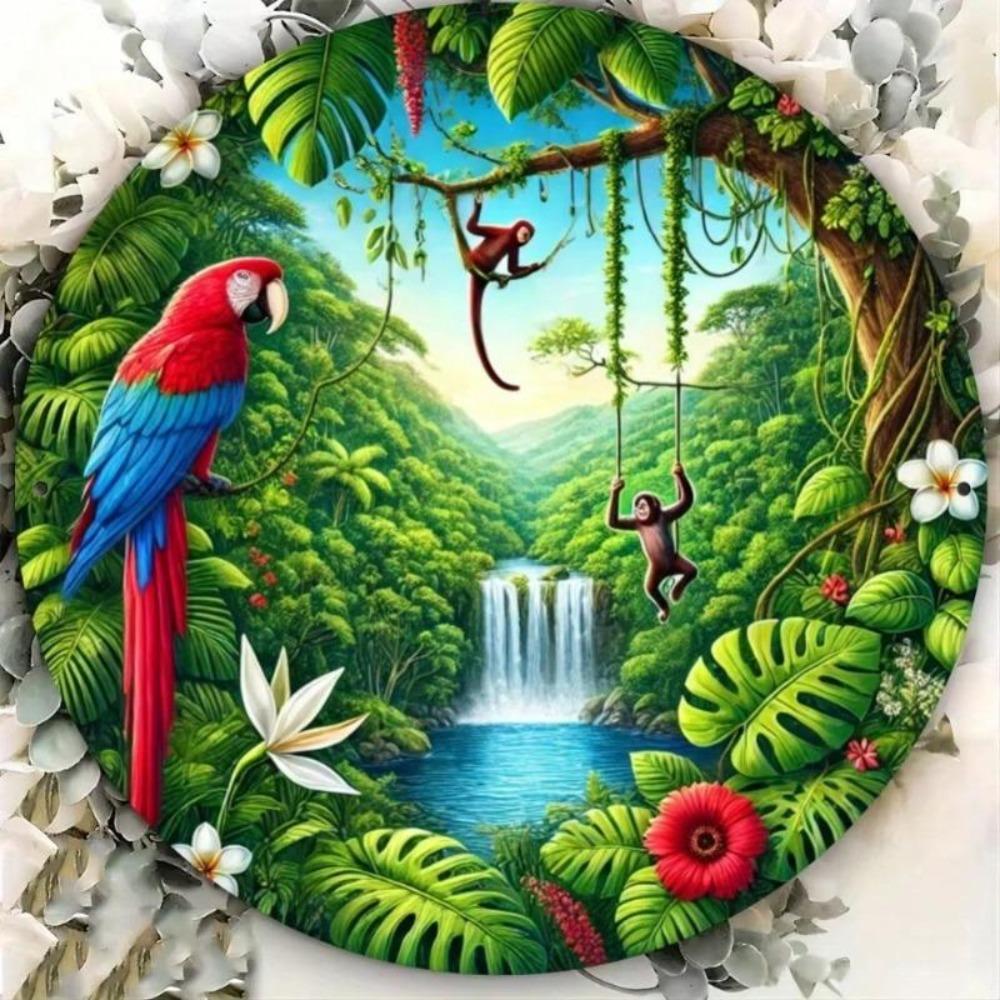 Arte de Pared de Metal Decoración para Hogar y Jardín Pintura de Hierro Moderna