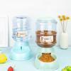 3.8L Automatic Pet Feeder and Waterer Combo Cat Dog Drinking Fountain Non Spill Bowl Plastic Pet Supplies MIT