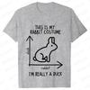 Duck Rabbit Fun Math T Shirt Birthday Gift for Men Funny Adult T-Shirt Men Short Sleeve Tshirt Men Funny Graphic Tee Shirt Tops