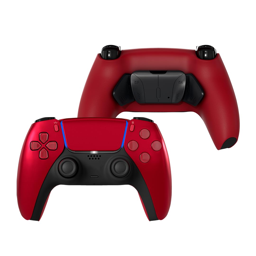 

Custom PS5 compatible PC rear remapping vibration function removed 4 on the [MERKA.G] controller, controller, compatible, FPS, paddles, function,