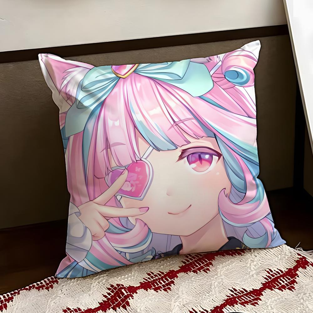 Anime NNekopara Cushion Cover Reversible Soft Durable Pillow Cover Home  Car MultiScene Use for Daily Comfort