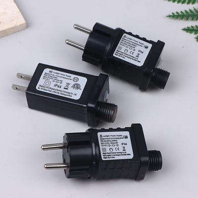 Black EU/US/UK Plug AC 220V 110V To 31VDC 6W 24V 5V Transformer Plug Power Supply IP44 8Modes LED Lamp Driver Switch Adapter