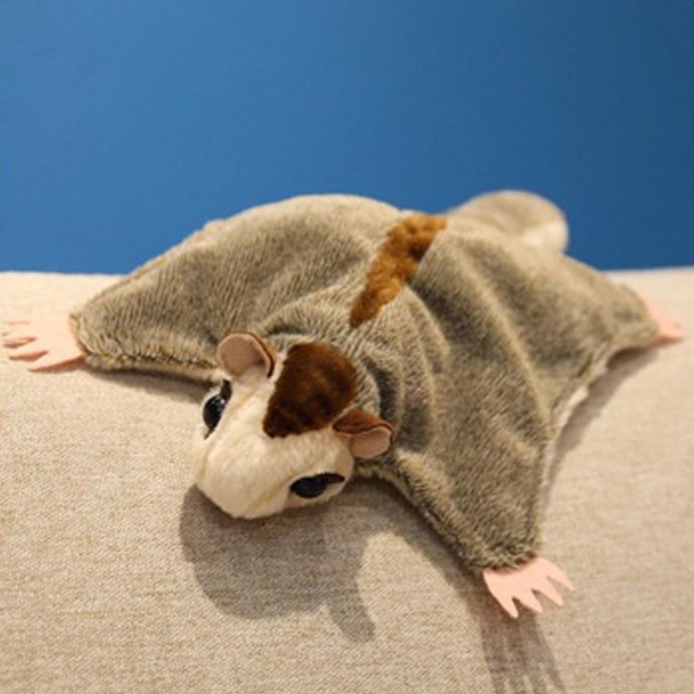 Simulation Sugar Glider Plush Toy Magnetic Australian Flying Squirrel Doll Friends Gift