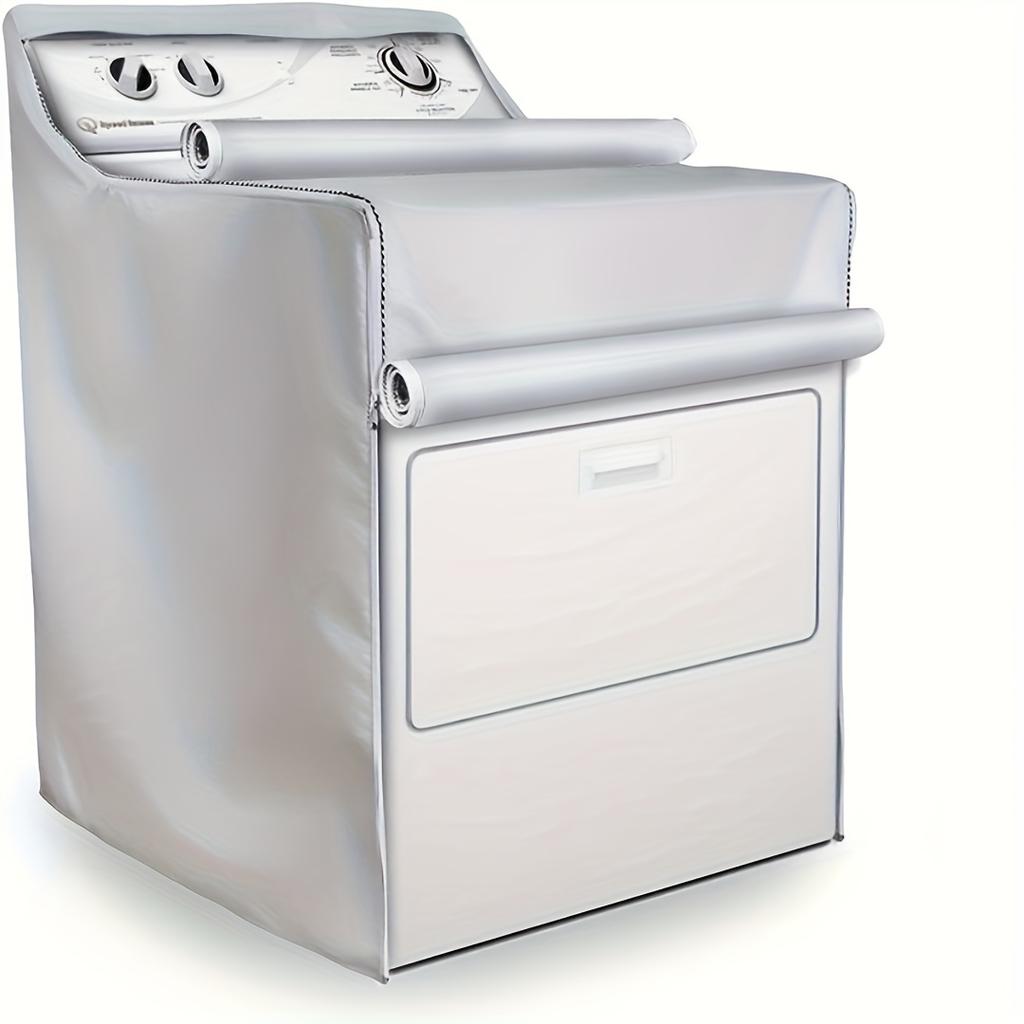 210D Black Silver Coated Oxford Washing Machine Cover, Universal Waterproof Washer Protector