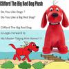 Clifford Plush Toy Decorative Full of Vitality Stand-up Posture Clifford Big Red Dog Plush Toys for Children