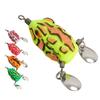2.7CM/3.2G Mini Soft Frog Lure with Weedless Hook Spinner Blade PVC Artificial