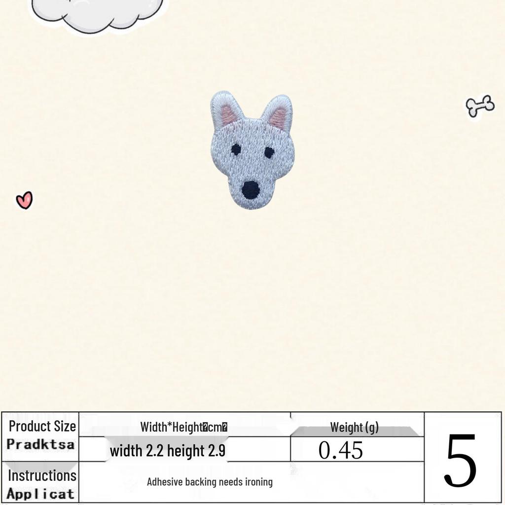 Cute Korean Cartoon Embroidered DIY Cloth Patch Applique