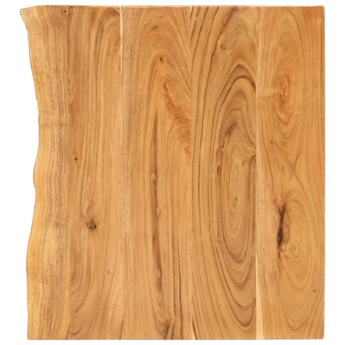 VidaXL Dessus de meuble-lavabo de salle de bain Acacia 58x52x3,8 cm 286318