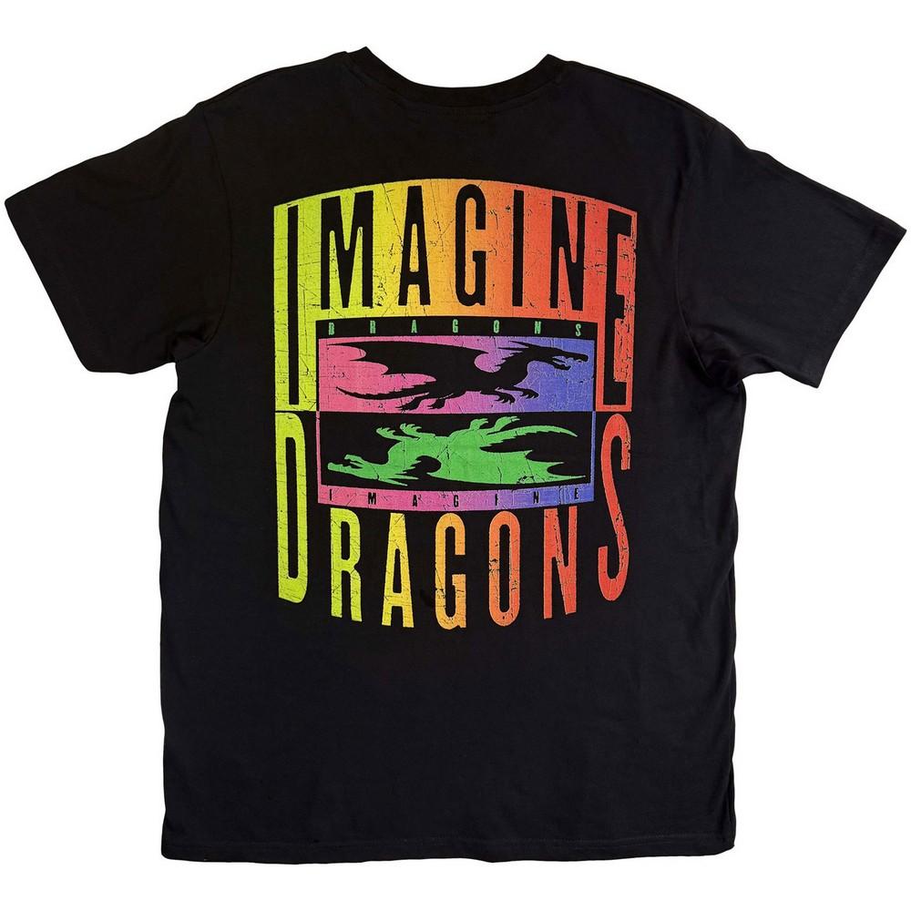 Imagine Dragons Unisex Adult Double Dragons Pocket T-Shirt