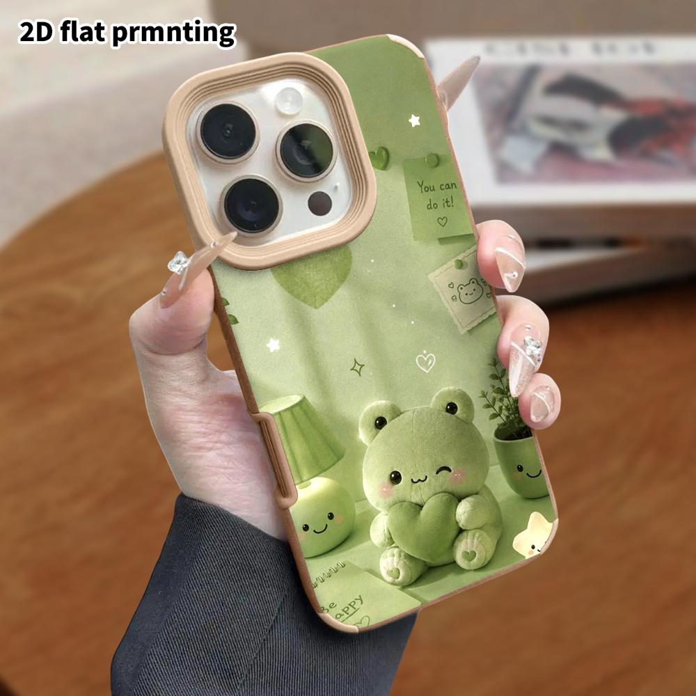 Phone Case: Lambskin 2D Flat Samsung Galaxy A34 A35 M05 M06 S20 S22 S21 FE Plus 5G Protective Case, Little Frog Doll, Christmas and Halloween Gift